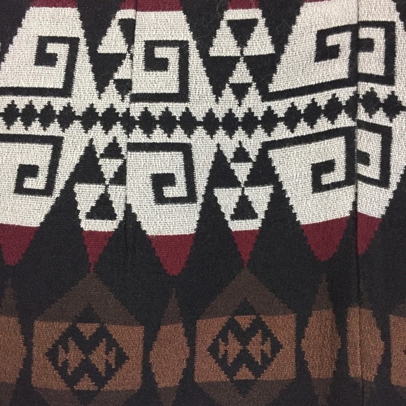 Zara Woman Envelope Geometric Tapestry Skirt - Picture 4 of 7